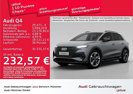 Audi Q4 e-tron Q4 45 e-tron qu. 2x S line ACC/B&O/Optikpaket