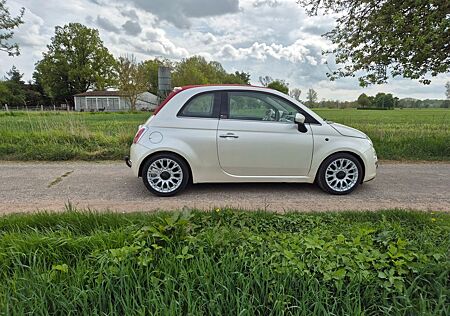 Fiat 500C 0.9 Gelato weiß Perlmutt-Effekt