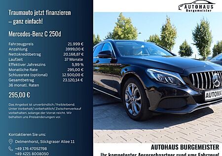 Mercedes-Benz C 250 C 250d *Pano*360-Kam*ACC*Spurha*LED*Leder*Burmes