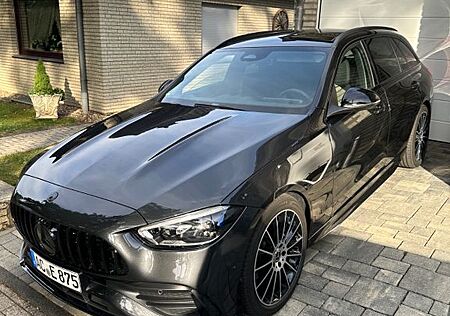 Mercedes-Benz C 220 C 220d AMG shadow Panorama AHK Doppelverglasung!