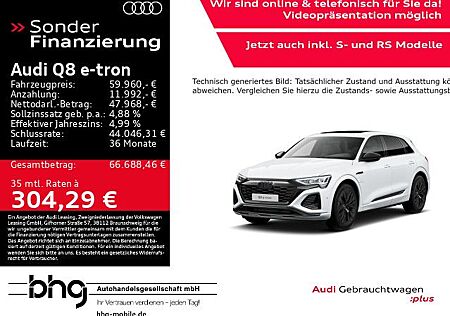Audi Q8 e-tron 55 quattro S-Line AHK Pano Virtual