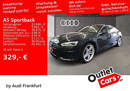 Audi A5 Sportback 40 TFSI S tronic Xenon Navi Tempoma