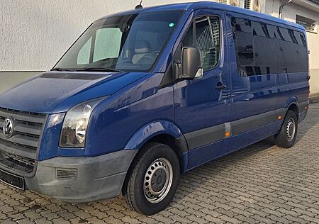 VW Crafter Volkswagen 2.5 TDI 9 Sitze Klima Temp Rampe Ahk Cam