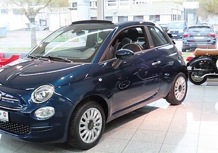 Fiat 500 C Lounge 1.0, Mildhybrid 70 PS Blau -Schwar