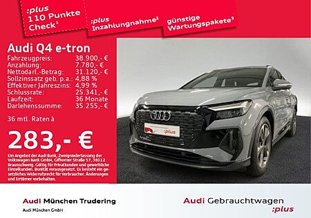 Audi Q4 e-tron 40 basis S line MMI+