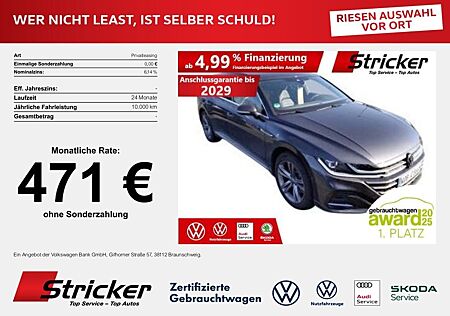 VW Arteon Volkswagen Shooting Brake 2.0TSI 4M DSG 471,-ohne A