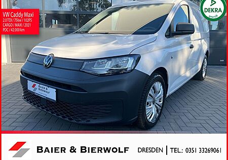VW Caddy Volkswagen Maxi Cargo 1. Hand 102PS PDC 2021