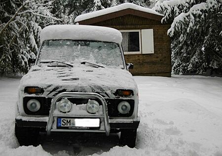 Lada Niva 4x4, 39 Tkm, AHK, innen kein Saustall