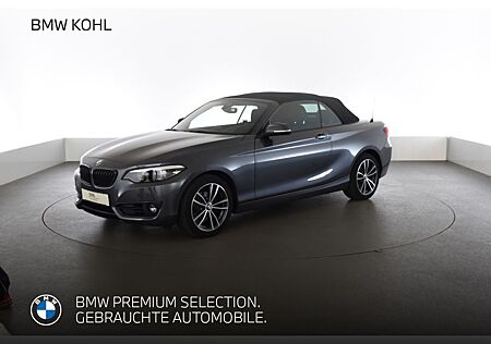 BMW 218 i Cabrio Sport Line Lenkradheizung Navigatio