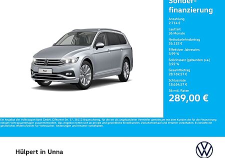 VW Passat Variant Volkswagen 2.0 ELEGANCE AHK CAM ACC LM17 NAV