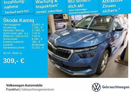 Skoda Kamiq 1.0 TSI DSG Navi Style LED AHK Rückfahrkam