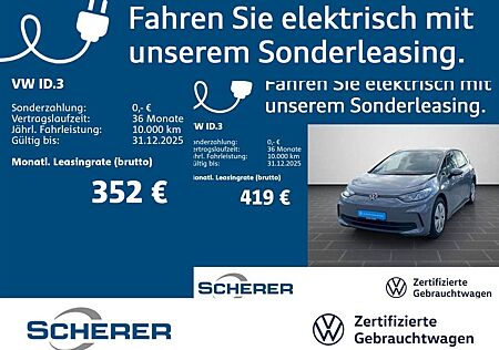 VW ID.3 Volkswagen Pro 150 kW NAVI SHZ LED RFK ACC DAB KLIMA