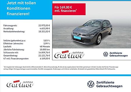 Volkswagen Golf VIII LIFE 1.5 TSI REAR VIEW APP-CON LED ACC