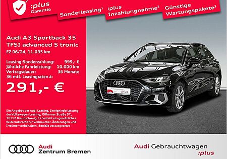 Audi A3 Sportback 35 TFSI advanced S tronic UPE46 DAB