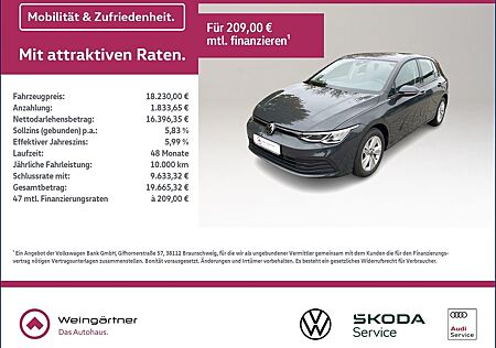 Volkswagen Golf VIII 2.0 TDI Life, ACC, Navi, Business, Sit