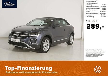 VW T-Roc Volkswagen Cabriolet 1.5 TSI Style DSG LED/NAV/RFK/SH