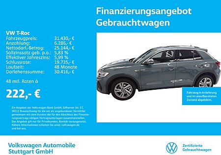 VW T-Roc Volkswagen R-Line 1.5 TSI DSG Navi Kamera Stdhzg LED