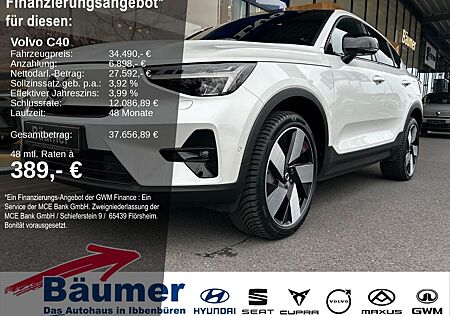 Volvo C40 Recharge Ultimate 78kWh Twin AWD +AHK +PANO