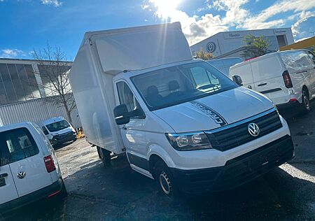 VW Crafter gebraucht kaufen VW Crafter Volkswagen Pritsche Koffer 35 lang FWD Kamera