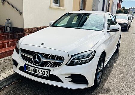 Mercedes-Benz C 180 Autom.-3xAMG Line-NEUTÜV-VOLL-LEDER-1HAND