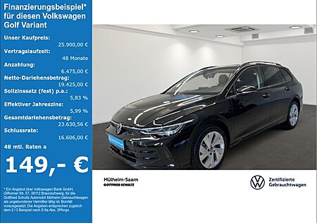 VW Golf Volkswagen Variant VIII 1.5 TSI OPF Life LED Navi App