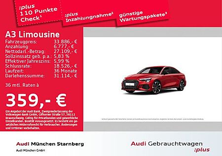 Audi A3 Limousine S line 40 TDI qu. Navi+Virtual Matr