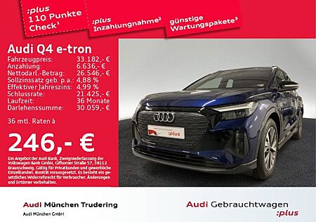 Audi Q4 e-tron 40 basis S line advanced MMI+