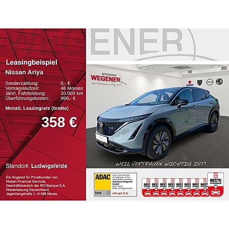 Nissan Ariya leasen