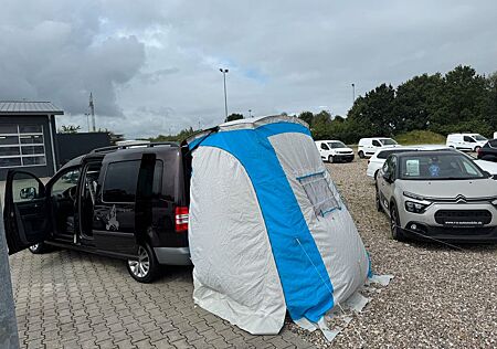 VW Caddy Volkswagen Camping Maxi Tramper /Bettfunktion / Zelt