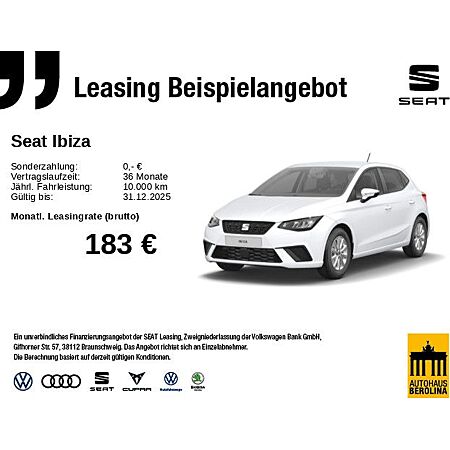 Seat Ibiza leasen