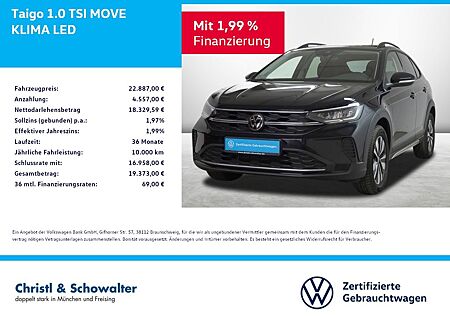 VW Taigo Volkswagen 1.0 TSI MOVE KLIMA LED