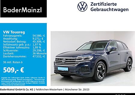 VW Touareg Volkswagen 3.0 TDI 4M AHK Luft Kamera Navi Leder
