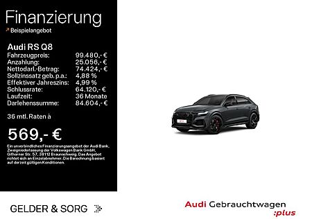 Audi RS Q8 RS-Sportabgas*Allradl.*HuD*Pano*Sitzbel.*
