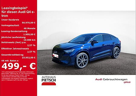Audi Q4 e-tron Sportback 45 quattro 77kWh S line Pano