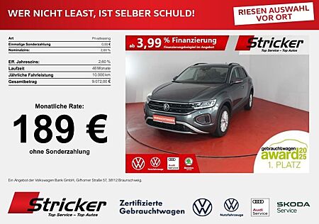 VW T-Roc Volkswagen Life 1.0TSI 189,-ohne Anzahlung Navi App-C