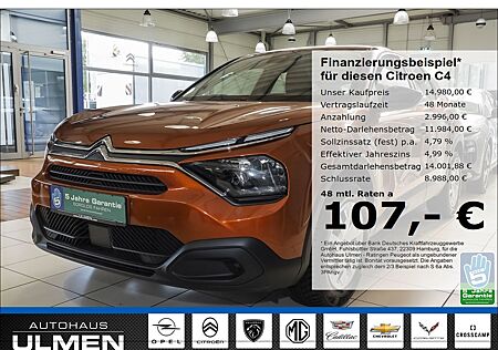 Citroën C4 Live 1.2 PureTech 100 EU6d Klimaanlage Tempom