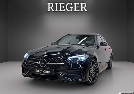 Mercedes-Benz C 300 T d AMG*AHK*Pano*Leder Grau*NIGHT*SHZ*19"*