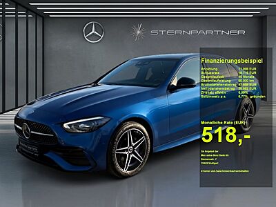 Mercedes-Benz C 300 de EQ Hybrid AMG HUD Night Burm. Panorama