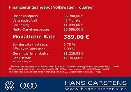 VW Touareg Volkswagen 3,0 TDI Elegance 4MOTION V6 tiptronic AH