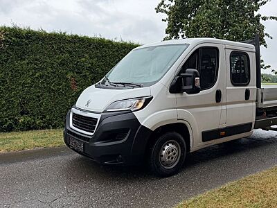Peugeot Boxer Pritsche Doka. 335 L3*TÜV NEU*KLIMA*AHK