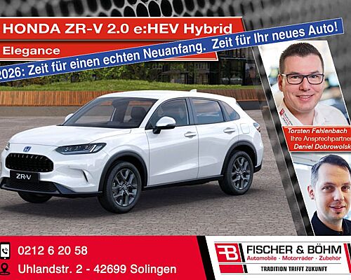 Honda ZR-V 2.0 e:HEV Hybrid Elegance