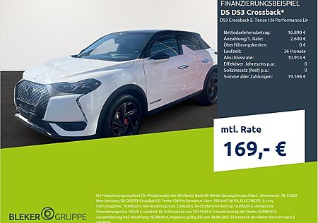 DS Automobiles DS3 Crossback E-Tense 136 Performance Line+
