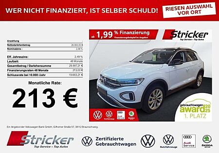 VW T-Roc Volkswagen Style 1.5TSI 213,-ohne Anzahlung ACC Navi
