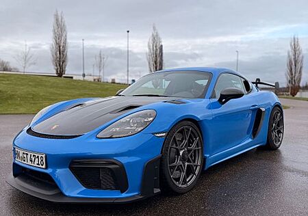 Porsche Cayman GT4 RS Weisach-Paket Sharkblue 6700 KM
