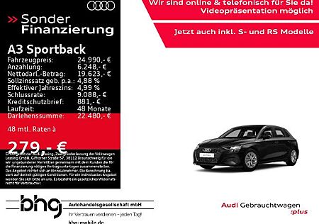Audi A3 Sportback 40 TFSI e S tronic