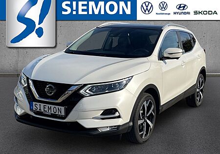 Nissan Qashqai gebraucht kaufen Nissan Qashqai 1.3 DIG-T Akari NAVI LED PANODACH LEDER