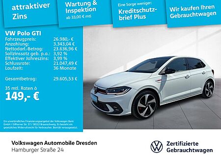 VW Polo Volkswagen GTI 2.0 TSI DSG IQ PANO APP TRAVEL