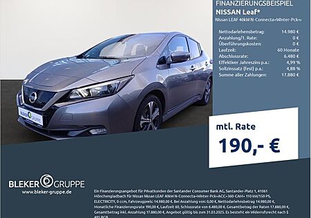 Nissan Leaf 40kW N-Connecta+Winter-Pck+ACC