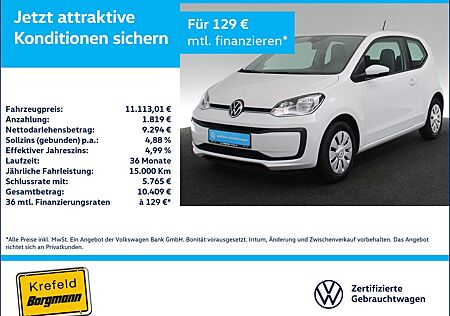 VW Up Volkswagen ! 1.0 RÜCKFAHRKAMERA PDC KLIMA