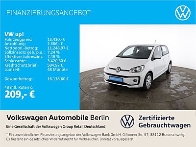 Volkswagen up! 1.0 (EURO 6d)